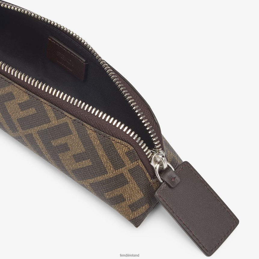 Fendi Men Fabric Pen Holder R06TFR2500 Accessories Brown