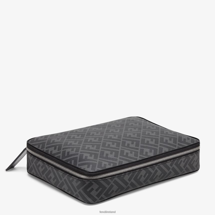 Fendi Men Fabric Shirt Carrier R06TFR2517 Accessories Gray