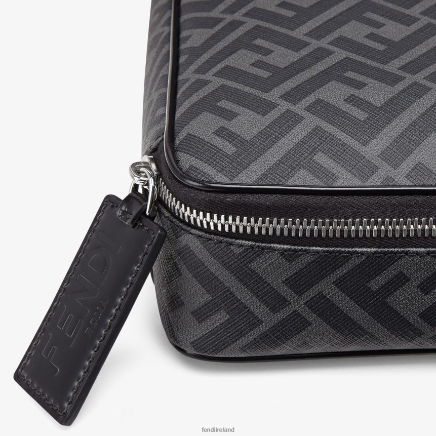 Fendi Men Fabric Shirt Carrier R06TFR2517 Accessories Gray