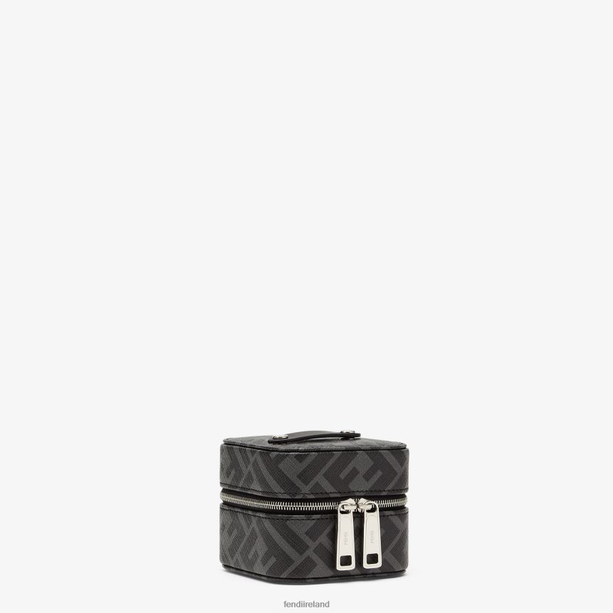 Fendi Men Pu Cufflinks Case R06TFR2513 Accessories Gray