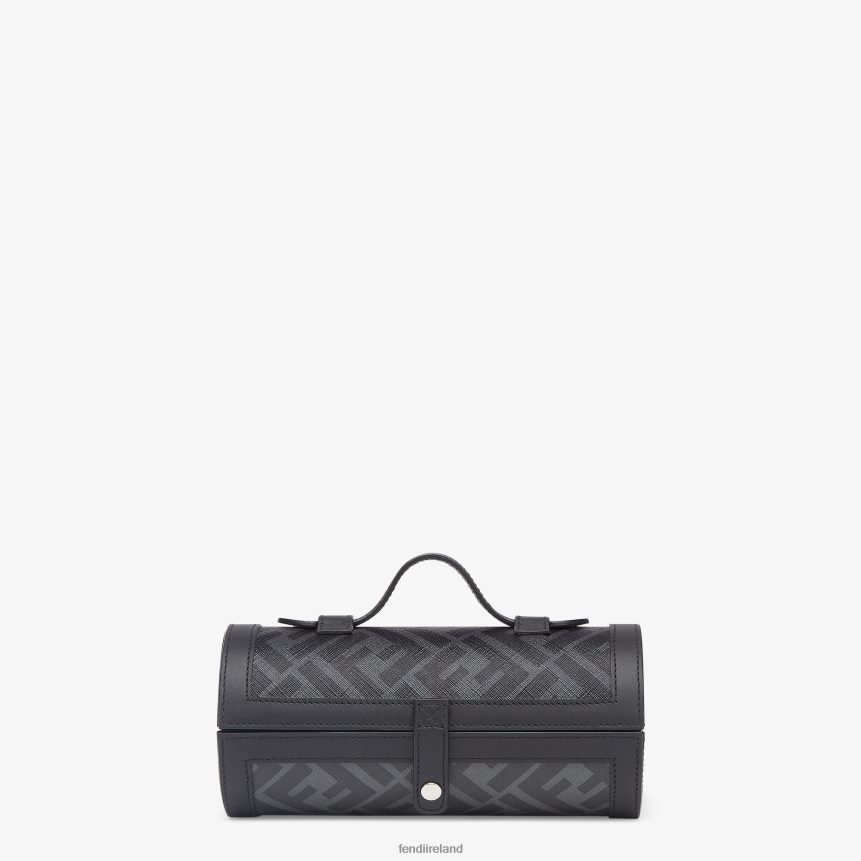 Fendi Men Shoe Care Kit In Fabric R06TFR2494 Accessories Black