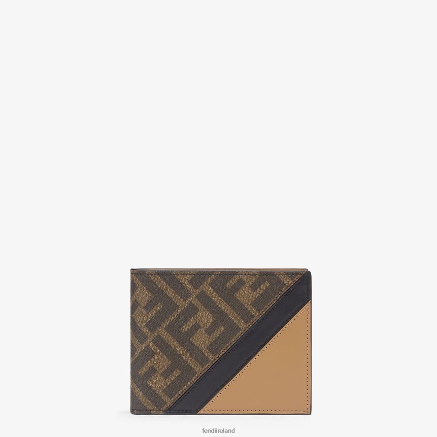Fendi Men Fabric Bi-Fold R06TFR2629 Accessories Brown