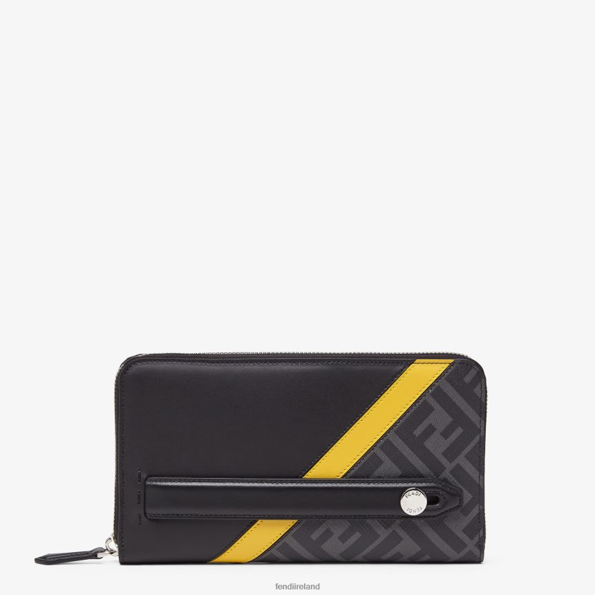 Fendi Men Fabric Wallet R06TFR2626 Accessories Black