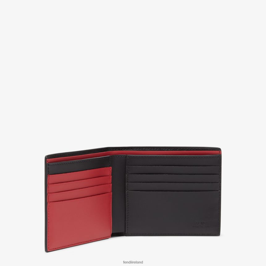 Fendi Men Leather Bi-Fold Wallet R06TFR2597 Accessories Multicolor