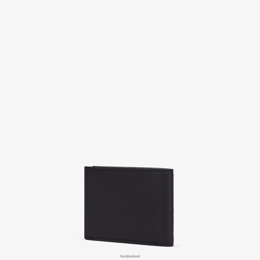 Fendi Men Us Dollar Leather Bi-Fold Wallet R06TFR2665 Accessories Black