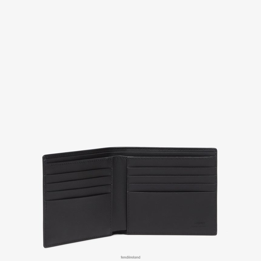 Fendi Men Wallet Leather Bi-Fold Wallet R06TFR2661 Accessories Black