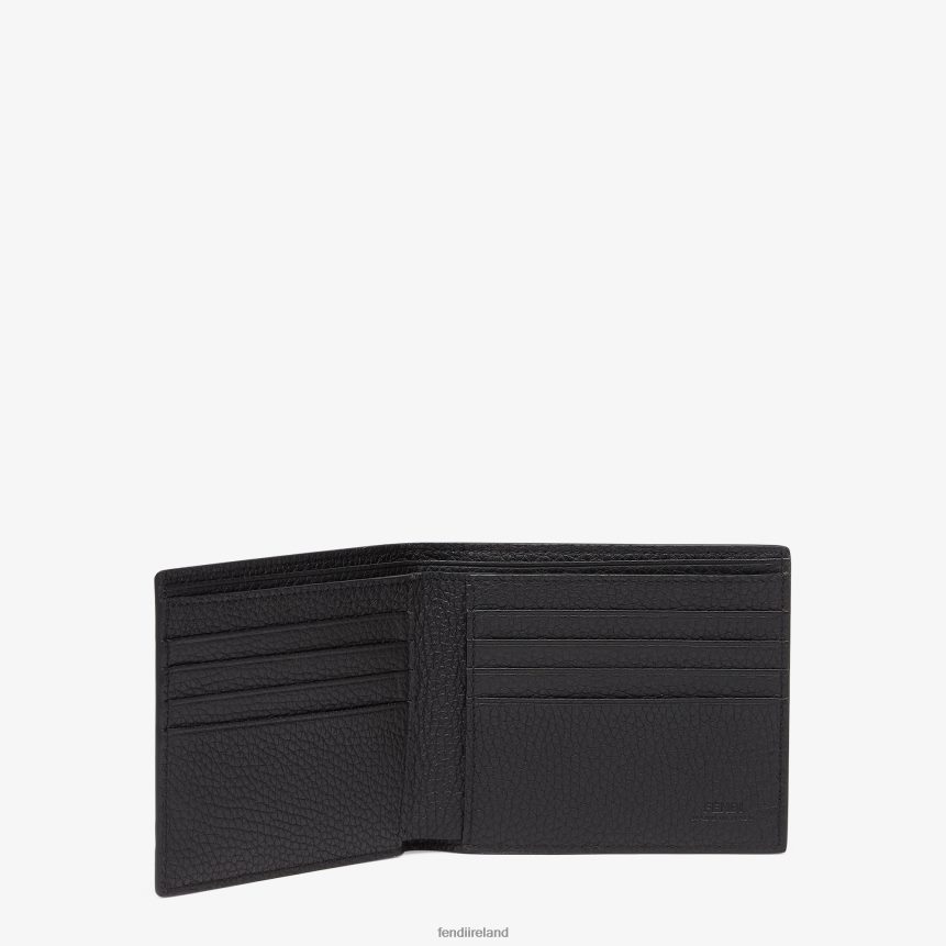 Fendi Men Wallet Leather Bi-Fold Wallet R06TFR2669 Accessories Black