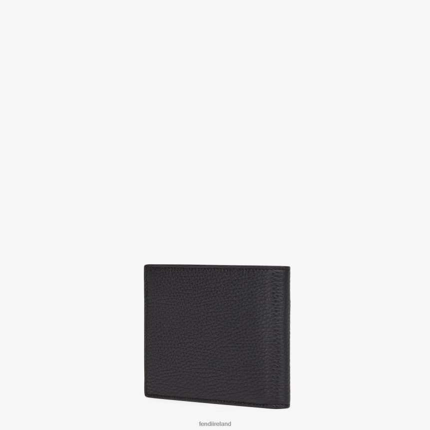 Fendi Men Wallet Leather Bi-Fold Wallet R06TFR2671 Accessories Black
