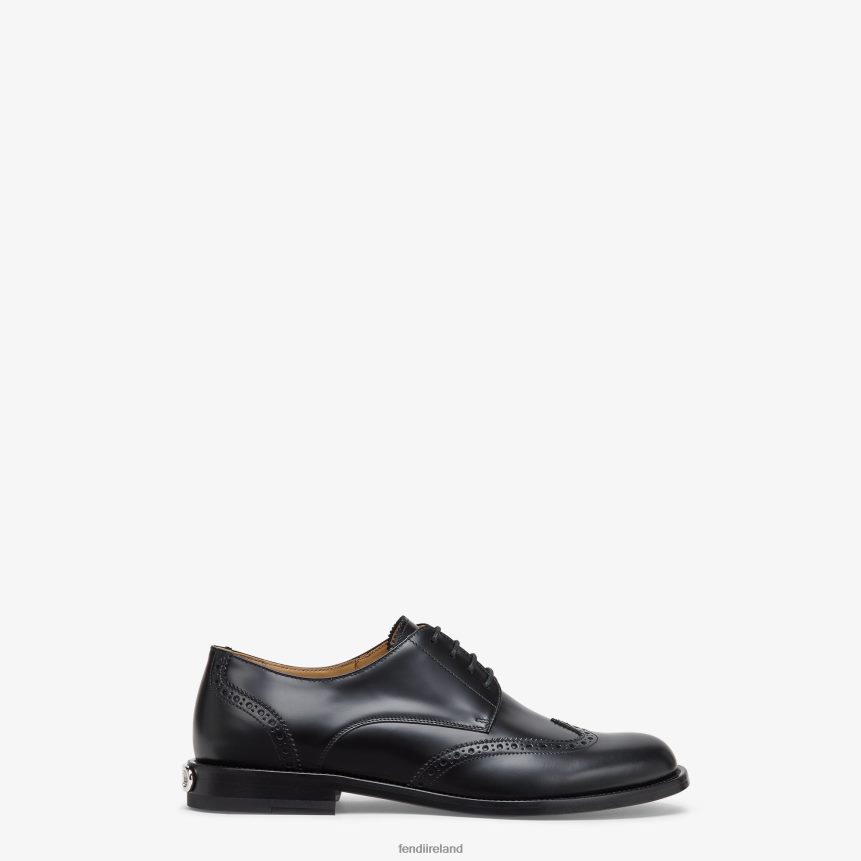 Fendi Men Leather Lace-Ups R06TFR2300 Shoes Black