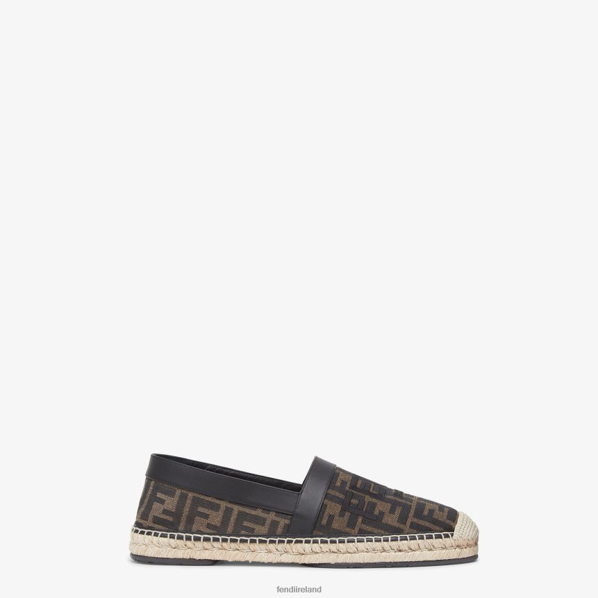 Fendi Men Fabric Espadrilles R06TFR2258 Shoes Brown
