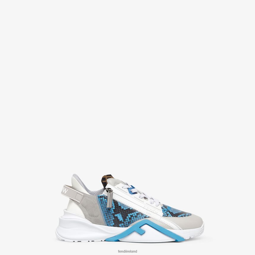 Fendi Men Elaphe Low-Tops R06TFR2294 Shoes Light blue