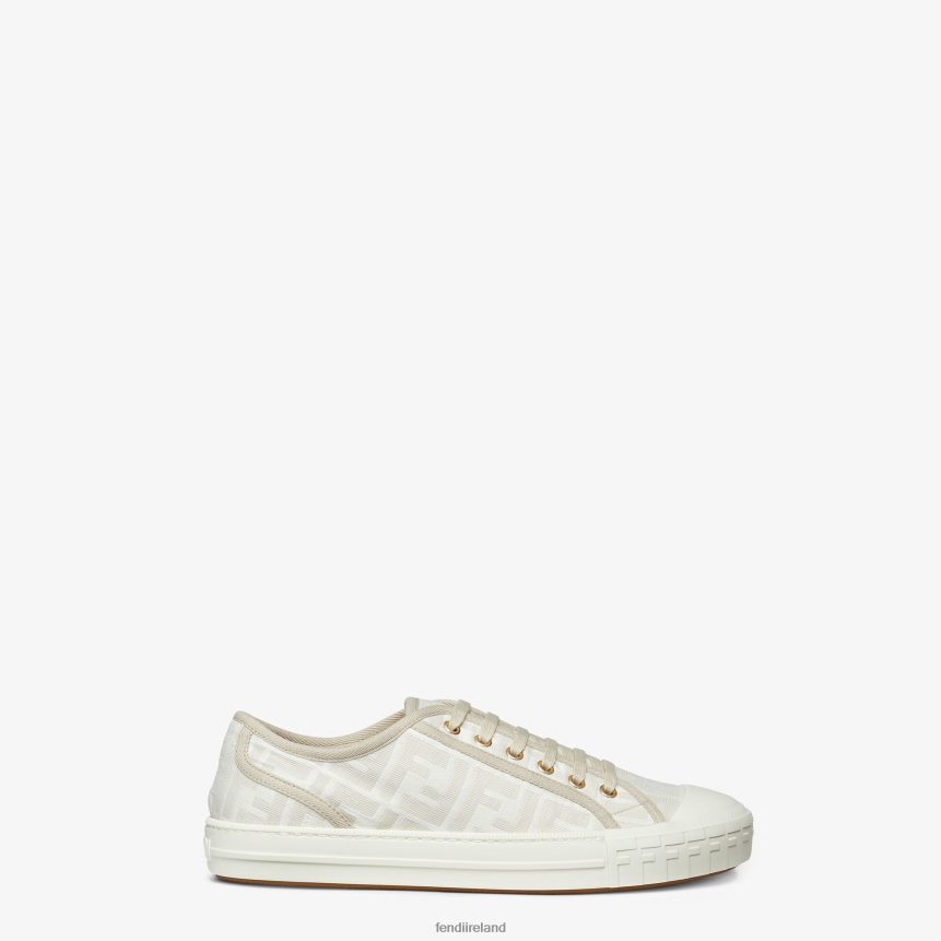 Fendi Men Fabric Low-Tops R06TFR2261 Shoes White