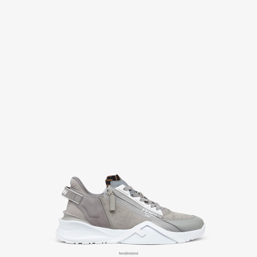 Fendi Men Fabric Trainers R06TFR2304 Shoes Gray