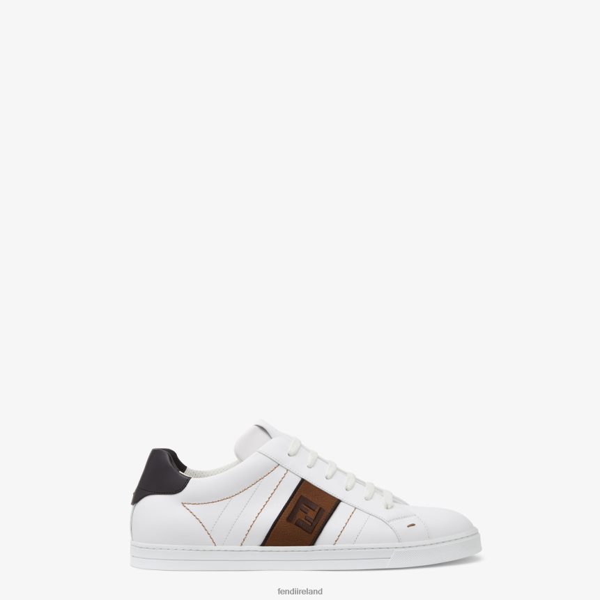 Fendi Men Leather Low-Tops R06TFR2262 Shoes White