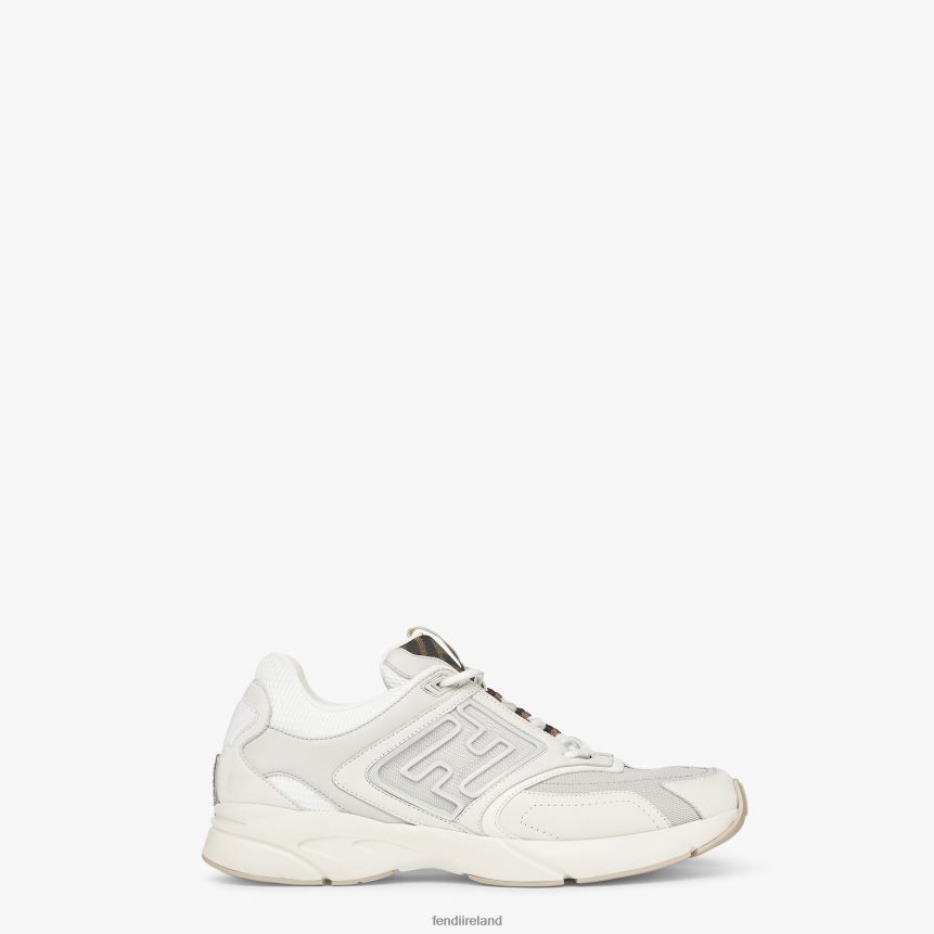 Fendi Men Nubuck Leather Low-Tops R06TFR2301 Shoes White