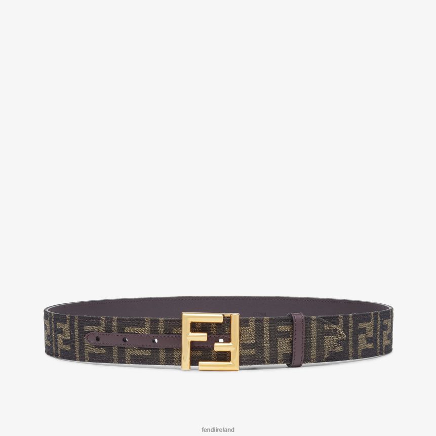 Fendi Women Fabric Belt R06TFR244 Accessories Brown