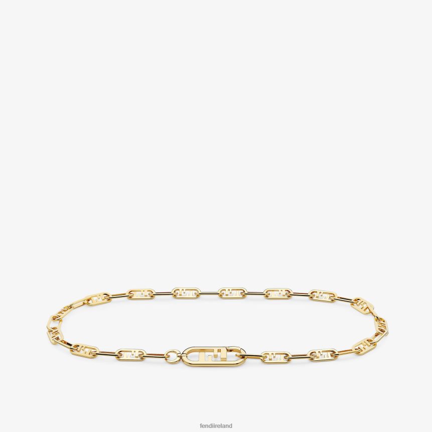 Fendi Women Metal Belt R06TFR358 Accessories Gold