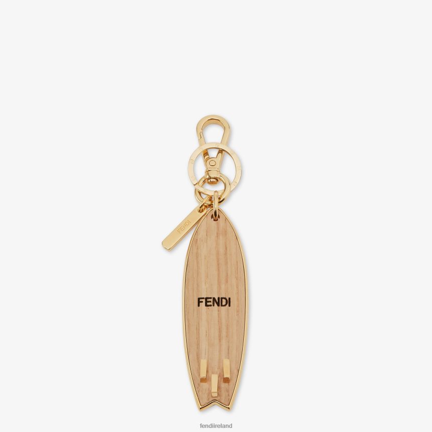 Fendi Women En Metal Key Ring R06TFR57 Accessories Gold