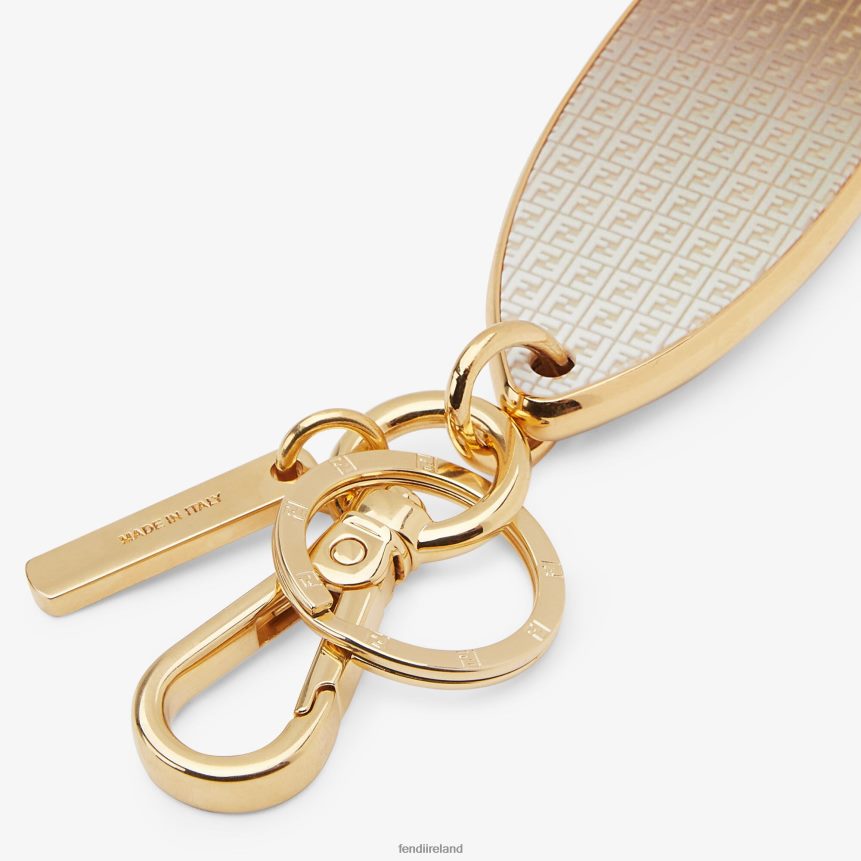 Fendi Women En Metal Key Ring R06TFR57 Accessories Gold