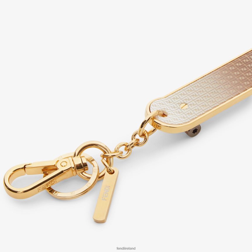 Fendi Women En Metal Key Ring R06TFR62 Accessories Gold