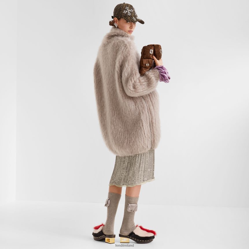 Fendi Women FF Jacquard Fabric Baseball Cap R06TFR288 Accessories Brown