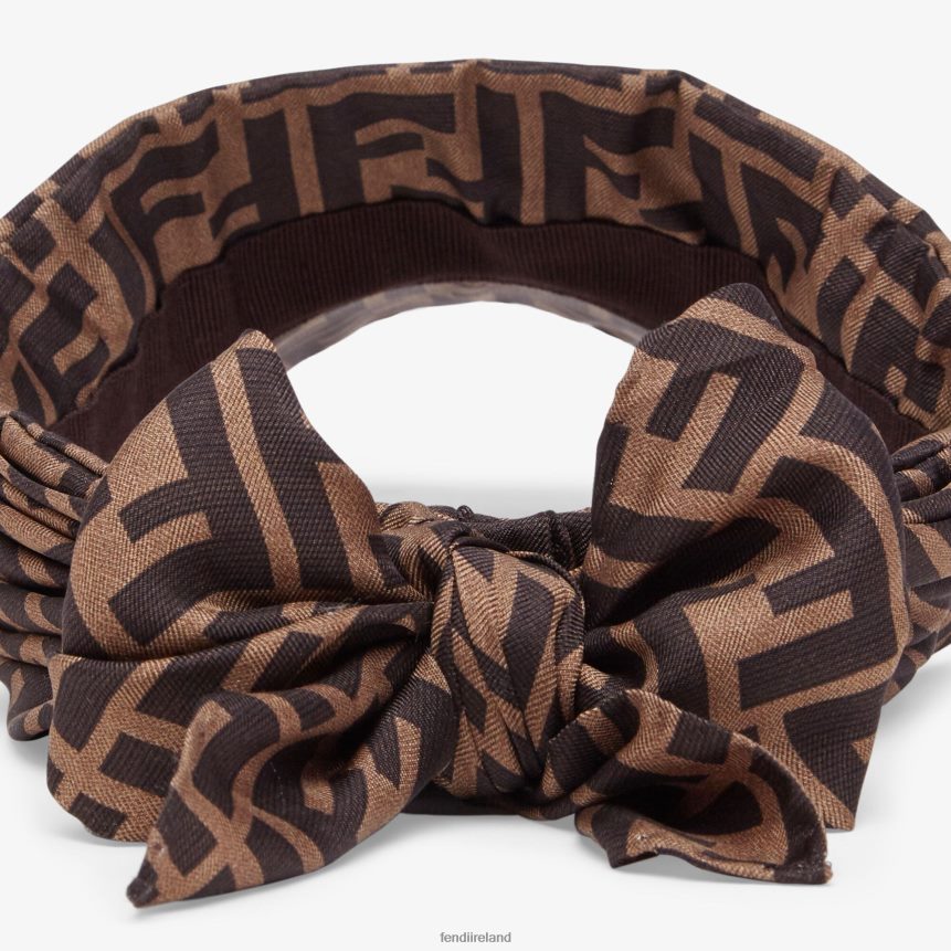 Fendi Women Twill Visor R06TFR363 Accessories Brown