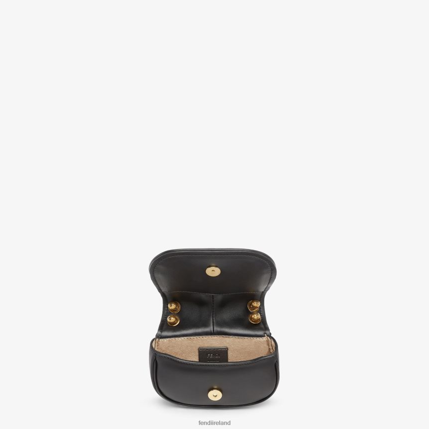 Fendi Women C\'Mon Nano Leather Charm R06TFR15 Accessories Black