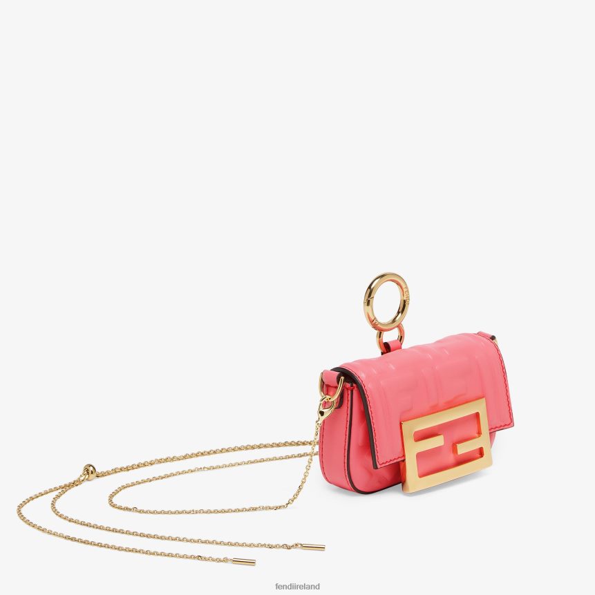 Fendi Women Charm In Nappa Leather R06TFR220 Accessories Pink