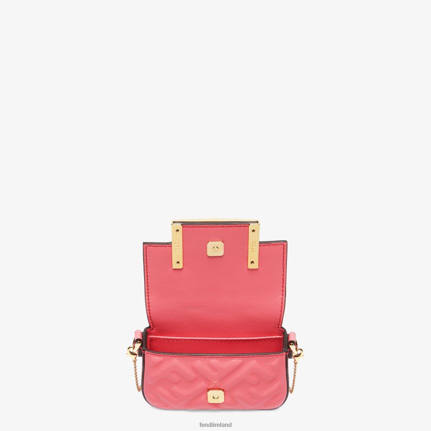 Fendi Women Charm In Nappa Leather R06TFR220 Accessories Pink