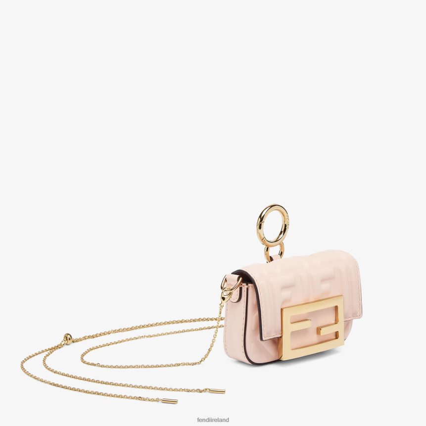 Fendi Women Charm In Nappa Leather R06TFR500 Accessories Pink