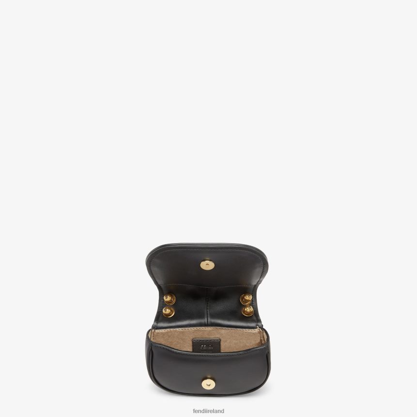 Fendi Women Crocodile Leather Charm R06TFR47 Accessories Black