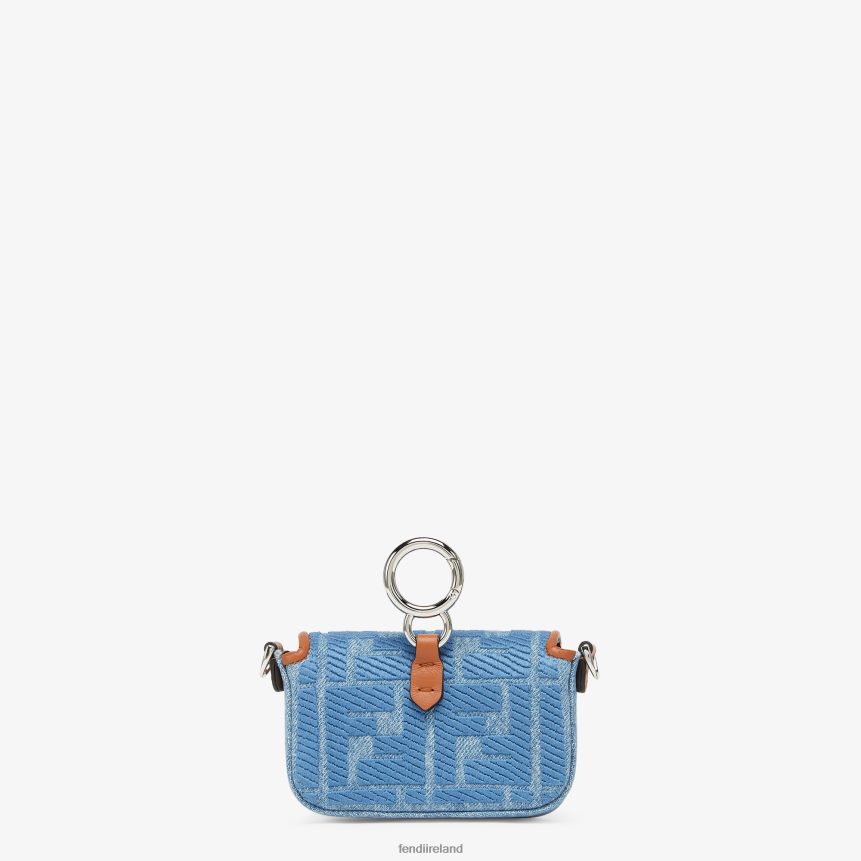 Fendi Women Denim Charm R06TFR99 Accessories Light blue