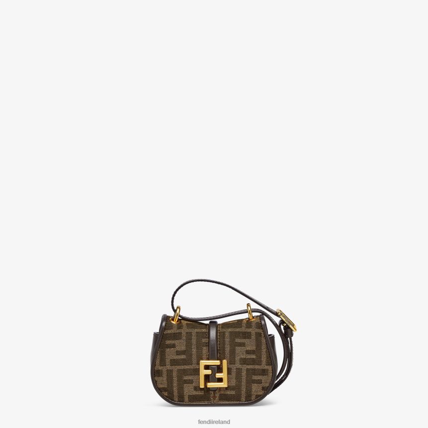 Fendi Women Fabric Charm R06TFR1 Accessories Brown