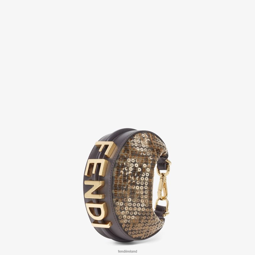 Fendi Women Fabric Charm R06TFR32 Accessories Brown