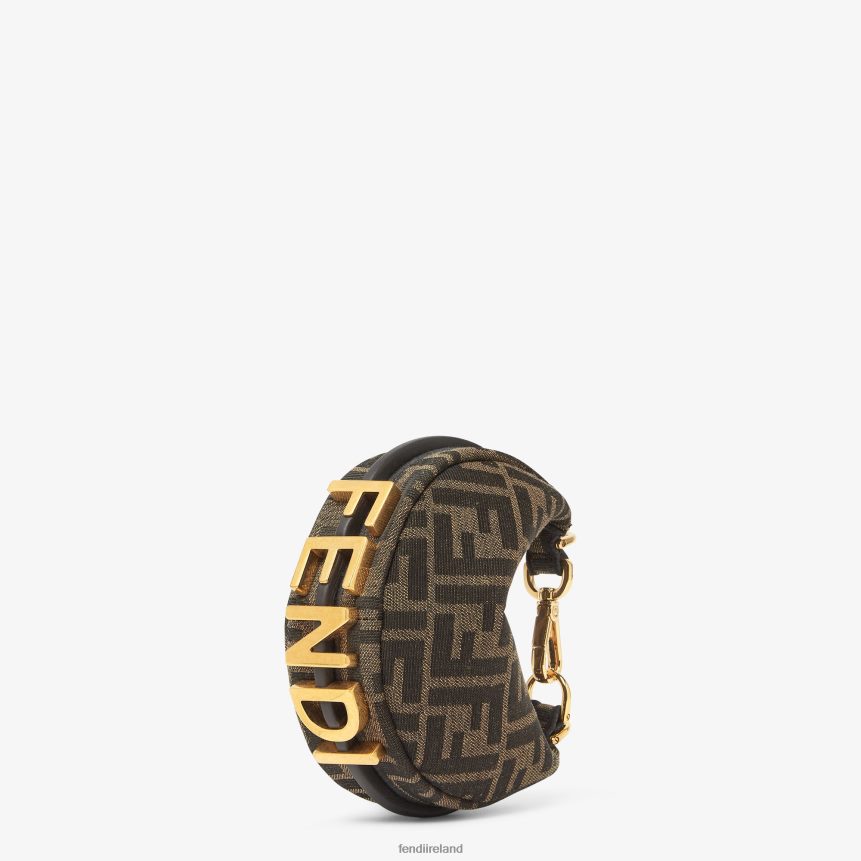 Fendi Women Fabric Charm R06TFR68 Accessories Brown
