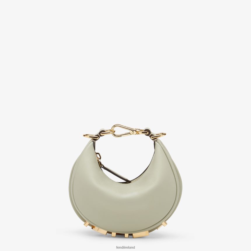 Fendi Women Nano Graphy Leather Charm R06TFR206 Accessories Green