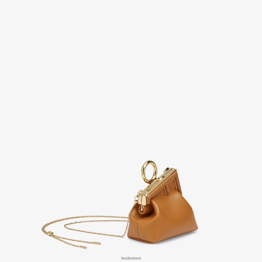 Fendi Women Nappa Leather Charm R06TFR385 Accessories Brown