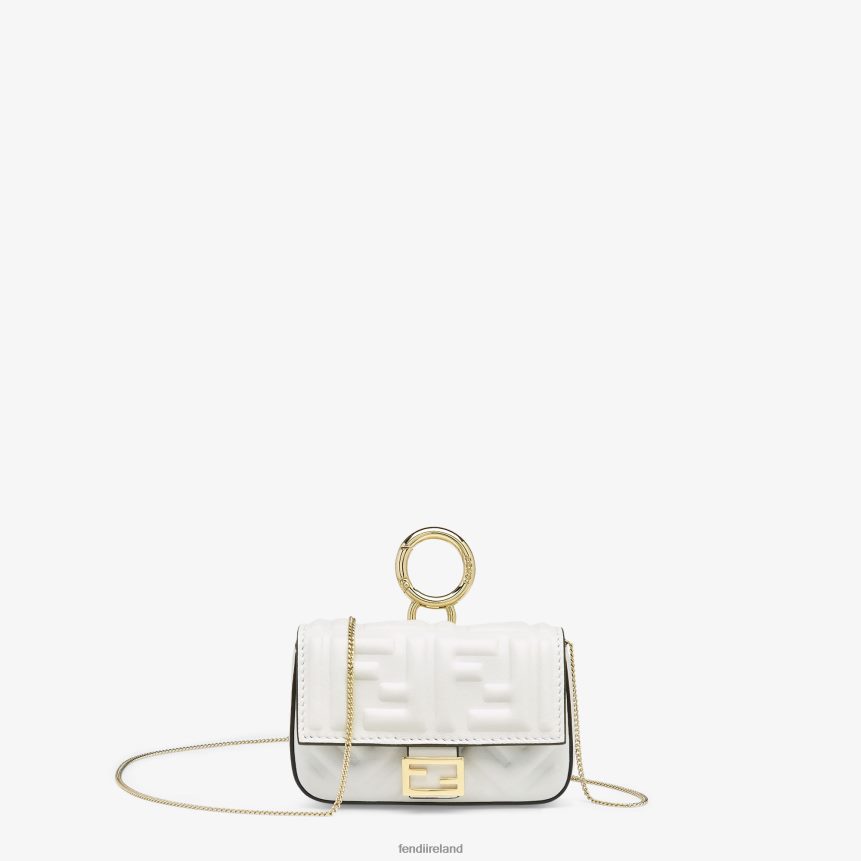 Fendi Women Nappa Leather Charm R06TFR395 Accessories White