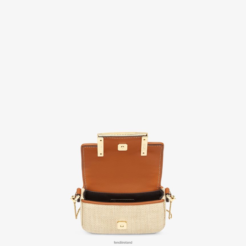 Fendi Women Natural RaFFia Charm R06TFR92 Accessories Beige