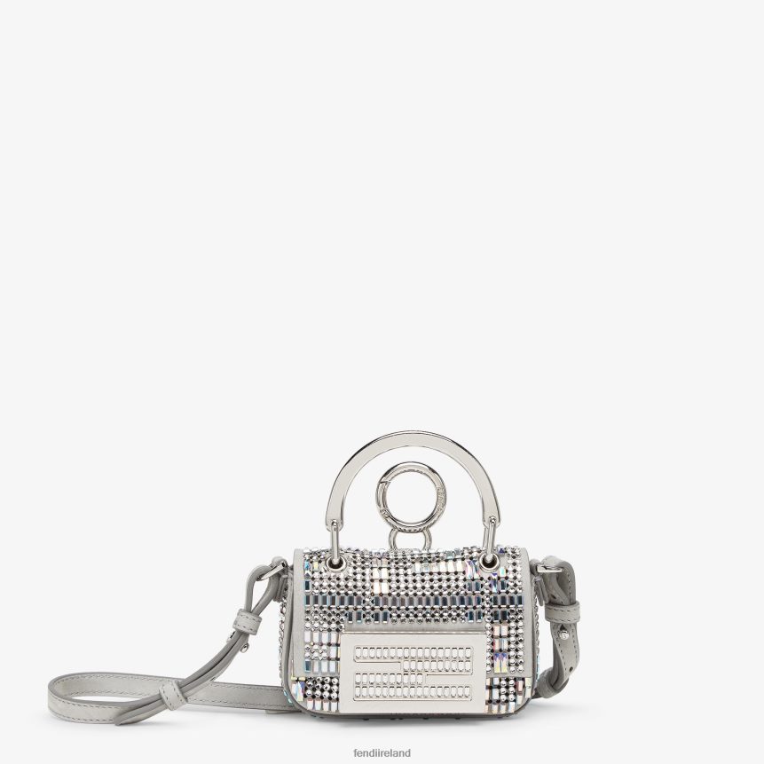 Fendi Women Nubuck By Marc Jacobs Mini-Bag R06TFR170 Accessories Gray