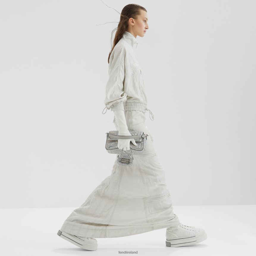 Fendi Women Nubuck By Marc Jacobs Mini-Bag R06TFR170 Accessories Gray