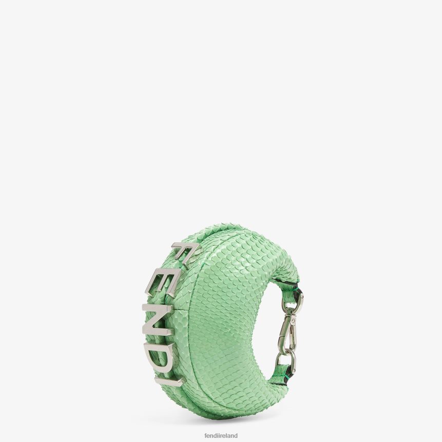 Fendi Women Python Leather Charm R06TFR230 Accessories Green