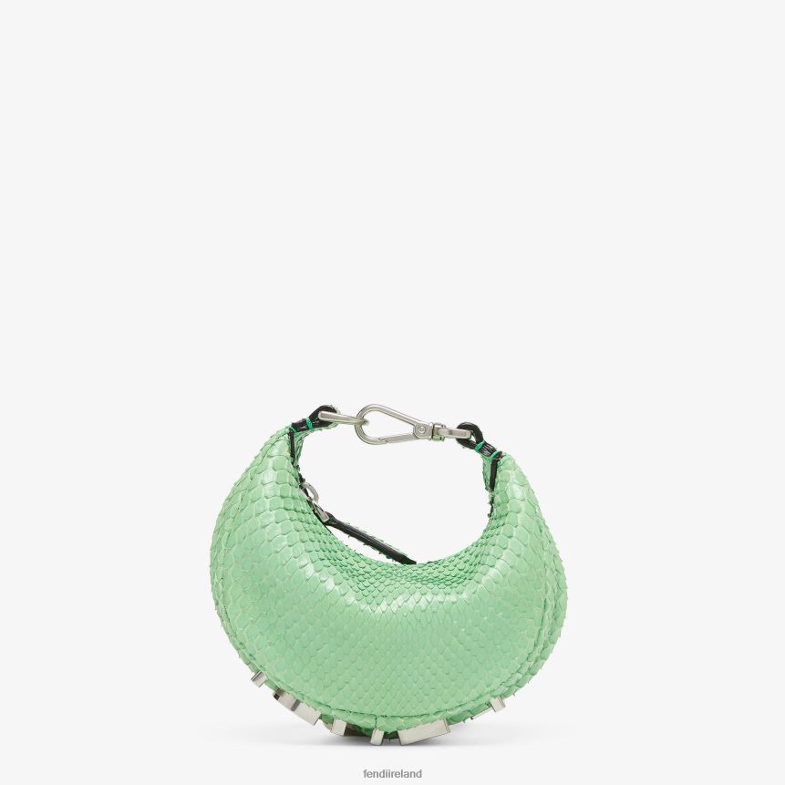 Fendi Women Python Leather Charm R06TFR230 Accessories Green