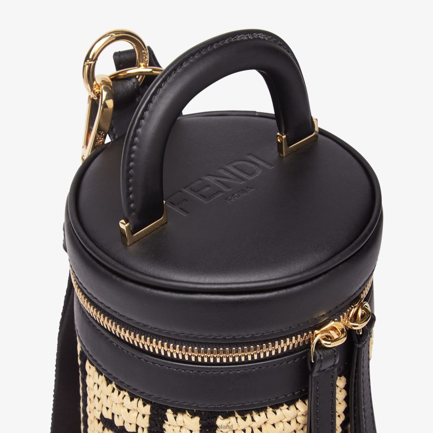 Fendi Women RaFFia Flask Holder R06TFR328 Accessories Beige