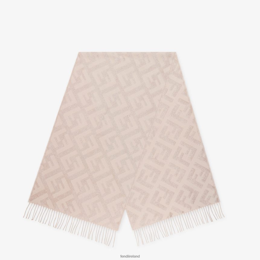 Fendi Women Cashmere Scarf R06TFR296 Accessories Pink