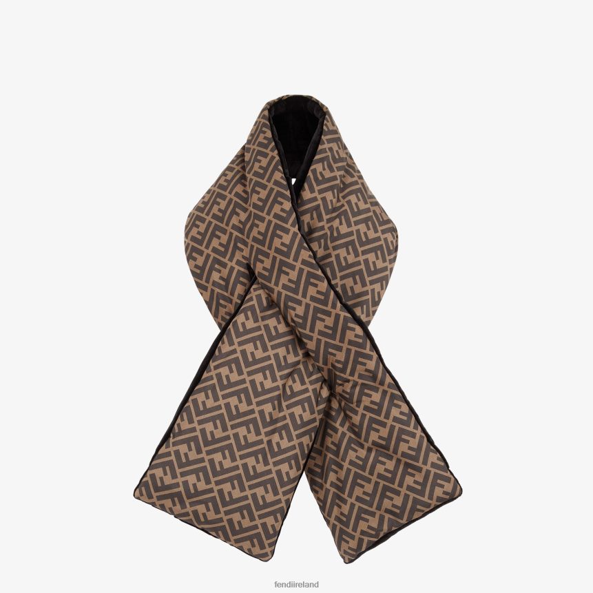 Fendi Women Multicolonylon Collar R06TFR510 Accessories Brown