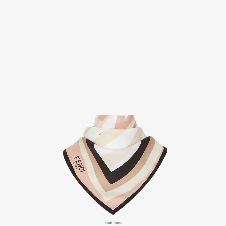Fendi Women Silk Foulard R06TFR290 Accessories Multicolor