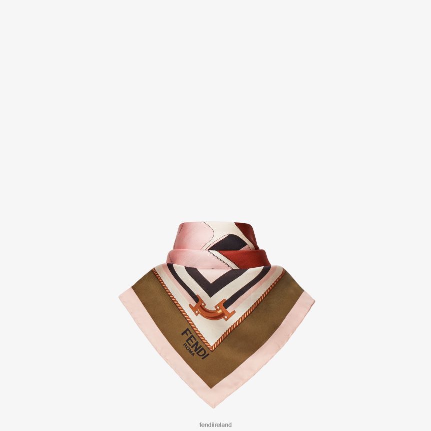 Fendi Women Silk Foulard R06TFR469 Accessories Multicolor