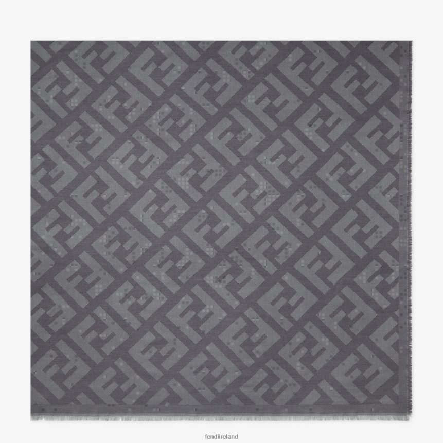 Fendi Women Wool And Cashmere Shawl R06TFR509 Accessories Fashion