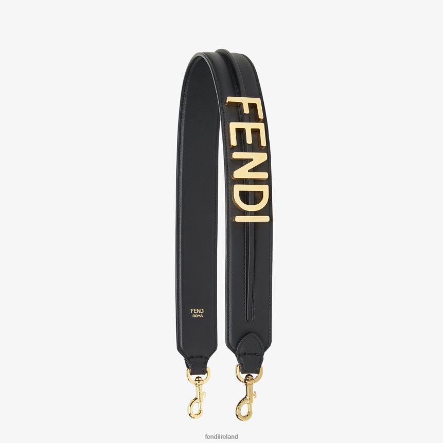 Fendi Women Leather Shoulder Strap R06TFR16 Accessories Black